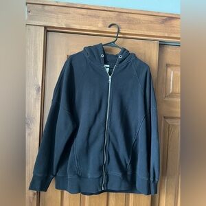Abercrombie & Fitch Black Fleece Zip Sweatshirt